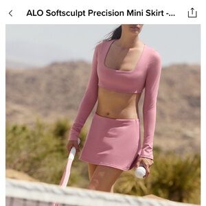 Alo Soft Sculpt precision mini skirt